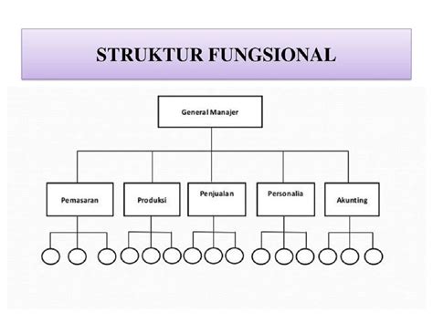 Struktur organisasi fungsional