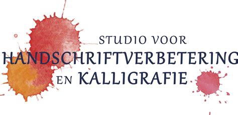 Studio voor Handschriftverbetering & Kalligrafie