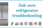 Sub-Zero Refrigerator Temperature Problems