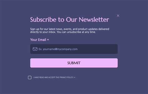 Subscribe Form Templates