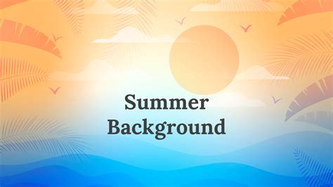 Summer Slide Templates