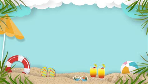 Summer Template Background