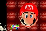Super Mario 64 Game Over Screen