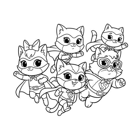 Superkitties Printable