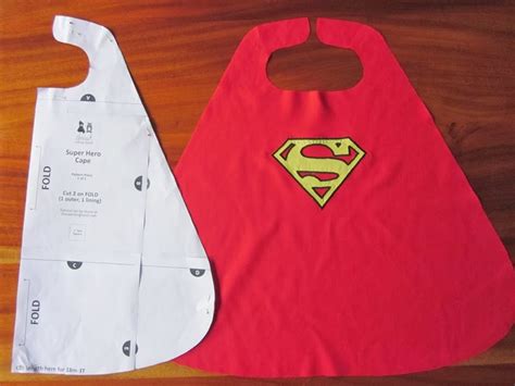 Superman Cape Template