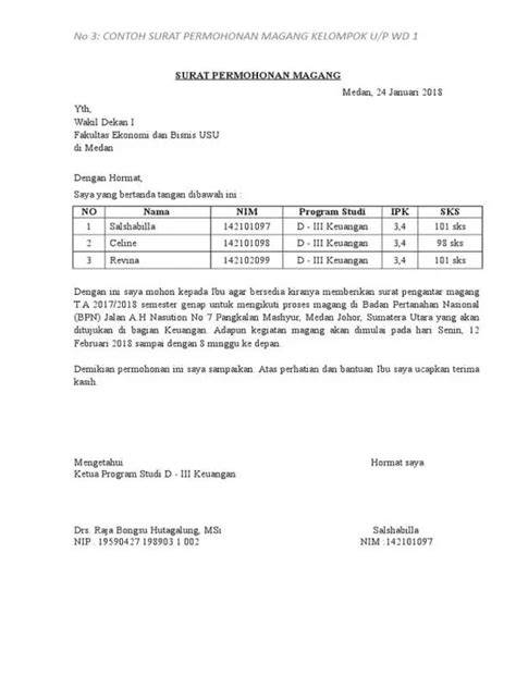 Surat Izin Magang