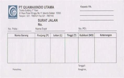 Surat Jalan
