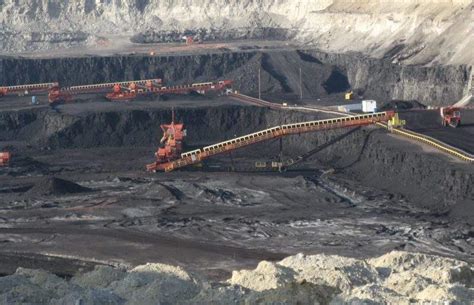 Surface coal mine in the US
