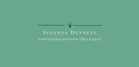 Susanna Dunnett Small Business and Home Office Support
