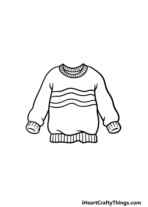 Sweater Drawing Easy