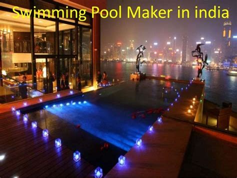 Swimming pool Maker