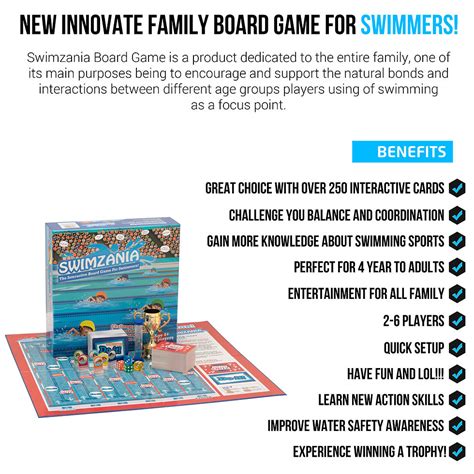 Swimzania Board Game