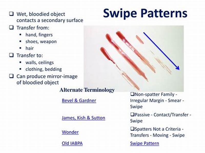 Swipe Pattern Forensics