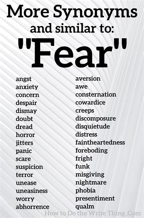 For Fear