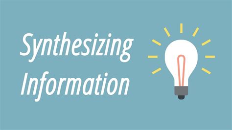 Synthesizing the Information