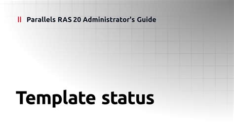 System Status - Parallels