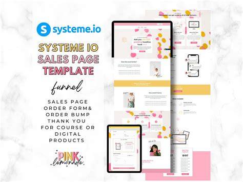 Systeme Io Sales Page Template