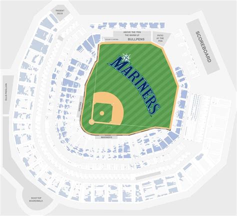 T Mobile Park Seating Chart With Seat Numbers