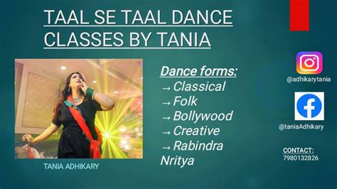 TAAL SE TAAL DANCE CLASSES BY TANIA