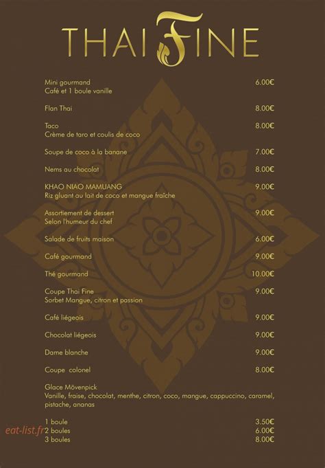 THAI FINE à Vert-Saint-Denis