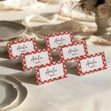 Table Place Cards Template