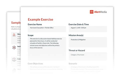 Table Top Exercise Template