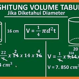 Tabung Formula Volume