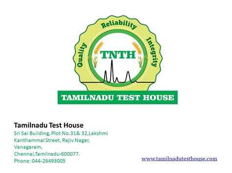 Tamilnadu Test House