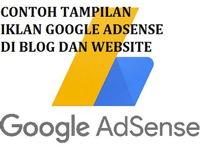 Tampilan iklan Google Adsense