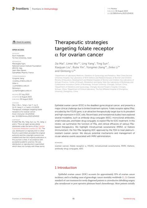 download Targeting CD37 and Folate Receptor for Cancer Therapy