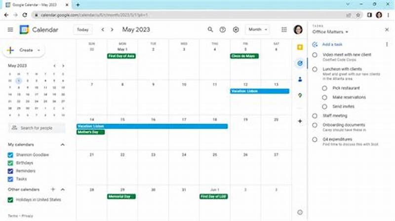 Task Vs Events Google Calendar