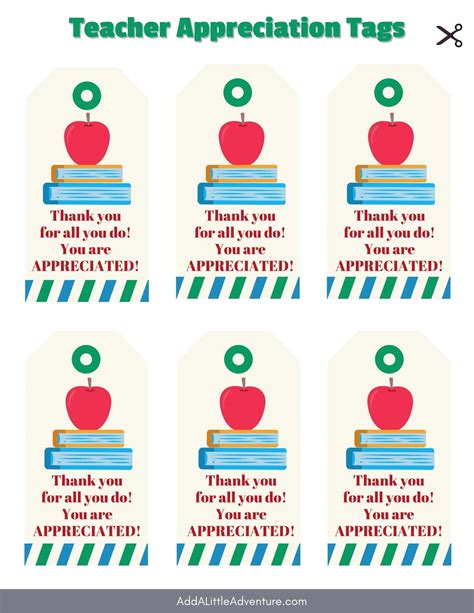 Teacher Appreciation Printables