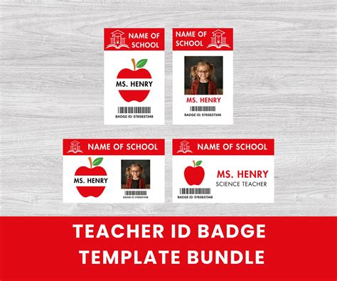 Teacher Badge Template