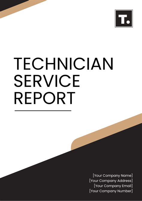 Technician Report Template