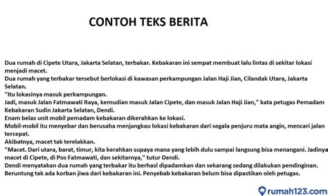 Teks Berita