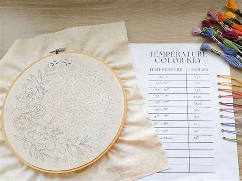 Temperature Embroidery Pattern