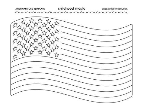 Template American Flag