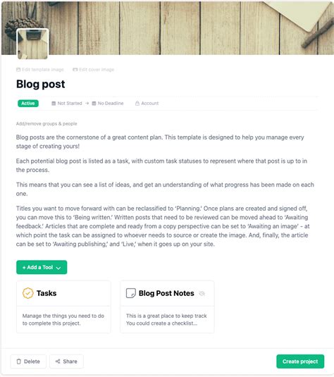 Template Blog Post
