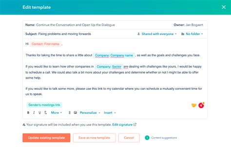 Template Builder Email