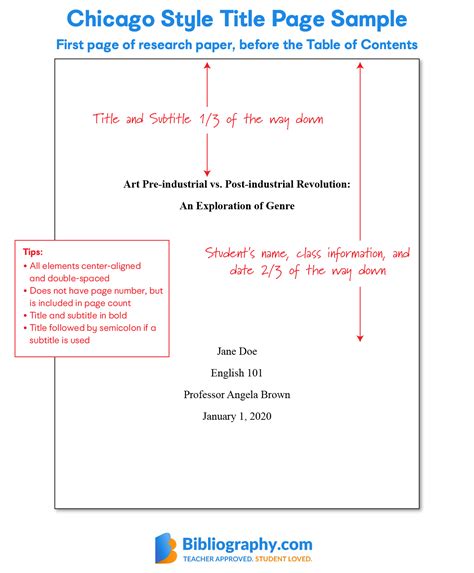 Template Chicago Style Paper
