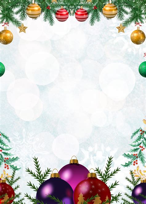 Template Christmas Flyer Background
