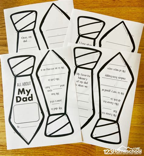 Template Easy Printable Fathers Day Crafts
