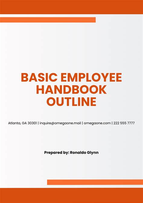 Template Employee Handbook