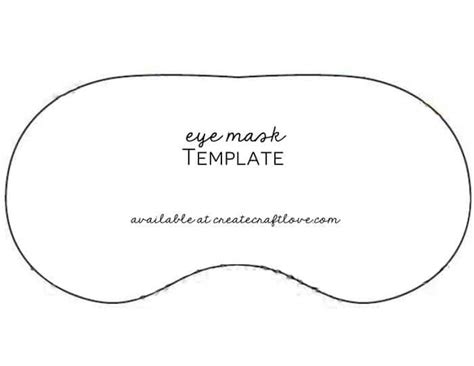 Template Eye Mask
