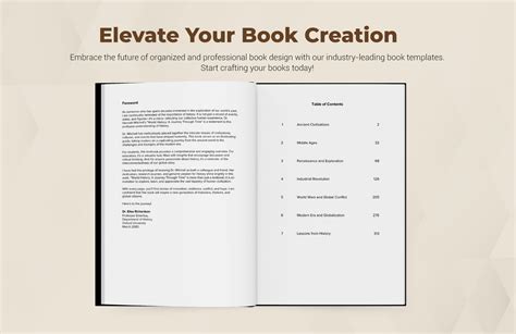 Template For A Book
