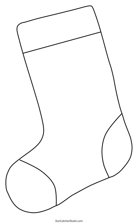 Template For A Christmas Stocking