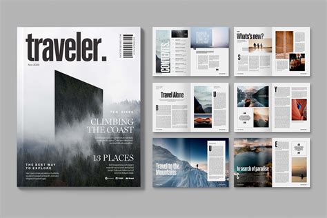 Template For A Magazine