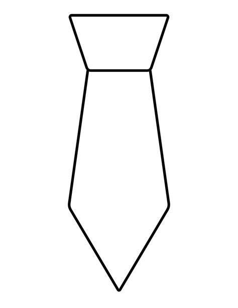 Template For A Tie
