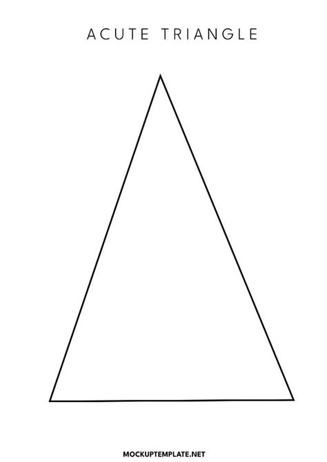 Template For A Triangle