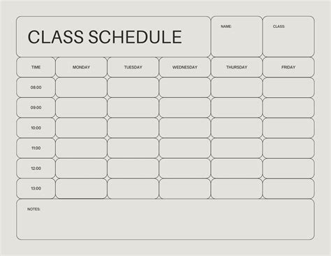 Template For Class